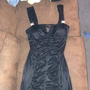 Little Black Dress with Rhinestone Detail